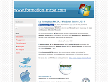 Tablet Screenshot of formation-mcsa.com
